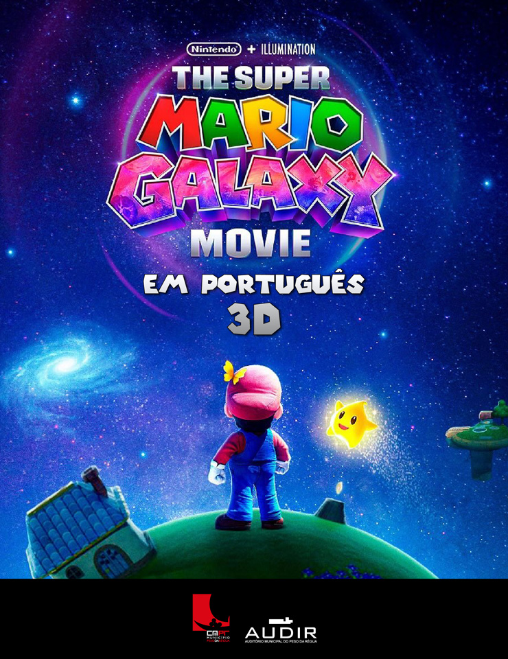 SUPER MÁRIO GALAXY – O FILME – 17Abr e 19Abr